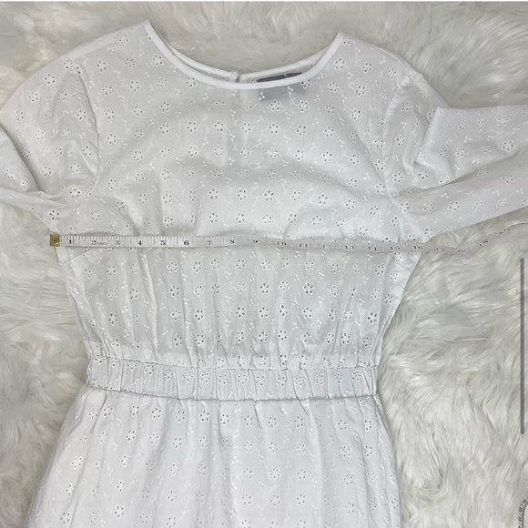 ASOS Cotton Eyelett Lace Dress Size 4 - Picture 2 of 4